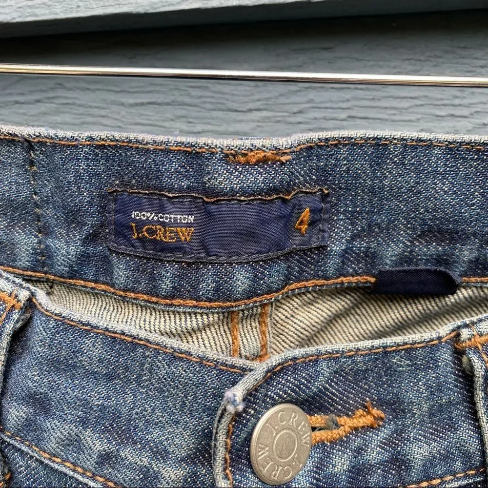 J. Crew mid rise flare bell bottom jeans size 4
